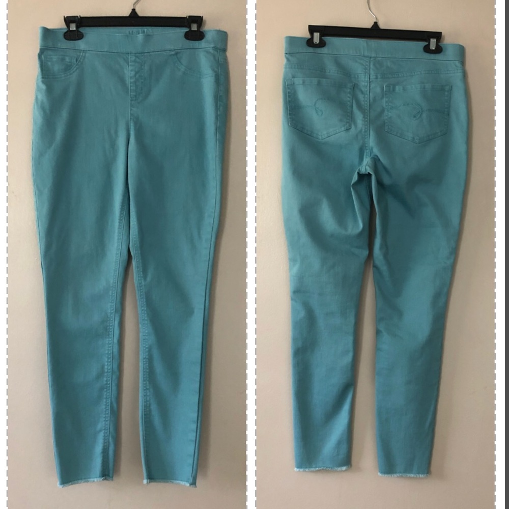 Justice Pants Straight 16 Stretchy Cotton Blend Elastic Waist Machine Washable